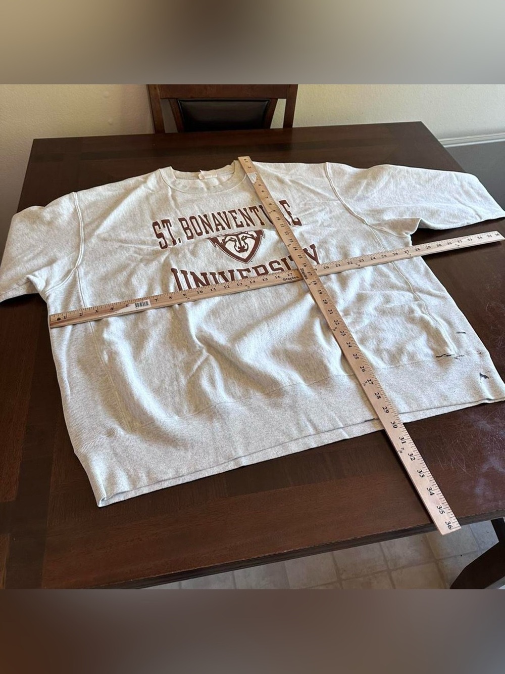Champion Reverse Weave St. Bonaventure University Sweatshirt Men’s 2XL - Picture 5 of 6